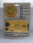 Solar Powdered Dynamo Radio #190-CDR Nib Never Need Batteries Vnt. Fixed Price $19.95.