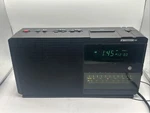 Proton 320 Am/fm Dual Alarm Clock Radio Vintage Black Retro Bass Treble Tested. Fixed Price $26.95.