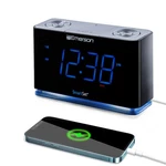 Emerson CKS1507 Bluetooth Digital Clock Fm Radio Dual Alarms Usb Charge. Fixed Price $19.69.