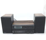 Vintage Am/fm Radio Alarm Clock W/2 Speakers Encore Electro Brand Stereo *works*. Fixed Price $25.00.