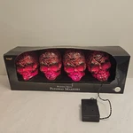 Spirit Halloween Glow Led Light Up Burning Skull Pathway Markers 4 Ct Brand New. Fixed Price $34.99.