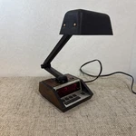 Spartus High Intensity Lamp Led Alarm Clock Model # 1401 Desk Table Mcm Working. Fixed Price $21.00.