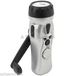Dynamo Crank Emergency Flashlight Radio Siren Charger. Fixed Price $23.99.