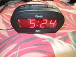 Equity Digital Alarm Clock Model 30227 30228 Electric Battery Backup Black. Fixed Price $10.00.