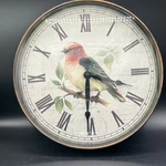 Westclox Round Wall Clock Bird Roman Numeral Decorative Home Cottagecore 12". Fixed Price $15.26.