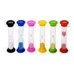 Sand Timer For Kids Set Of 6 Small Different Colors & Hourglass Educational. Fixed Price $9.15.