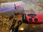 Ironsnow Solar Hand Crank Radio Am/fm/noaa/wb Flashlight Power Bank Hiking. Fixed Price $27.90.