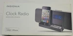 Insignia NS-CLIP02 Alarm Clock Fm Radio With Dock For Iphone 4/4S And Ipod Nob. Fixed Price $44.95.