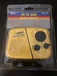 Vtg Rhapsody Weather Master Am/fm Radio Yellow Model RY-134 New. Fixed Price $29.99.