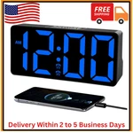 Clock For Bedroom 7 In Large Display Digital With Dual Alarms&us. Fixed Price $35.30.