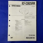 Sony ICF-CD825RM Service Manual Original Paper Oem Repair Guide Usa. Fixed Price $43.44.