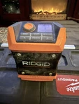 Ridgid R84086 18V Jobsite Radio Bluetooth Speaker Usb Charger Tool Only. Fixed Price $81.60.