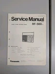 Panasonic RF-560 Fm/am 2-BAND Portable Radio Service Manual D-5843. Fixed Price $54.95.
