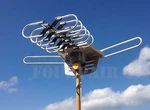 1080P Outdoor Amplified Digital Antenna 360 Rotor Uhf Vhf Fm 150 Mile. Fixed Price $29.95.