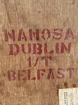 Antique Vtg India To Belfast Dublin Ireland U.s. Wood Tea Shipping Crate Box. Fixed Price $74.94.