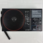 Gran Prix A303 Am Fm TV1 TV2 Wb Portable Radio Receiver Vintage Works. Fixed Price $14.99.