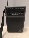 Vintage Radio Shack Black Portable Am/fm 12-454 Works. Fixed Price $23.00.
