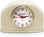 Crosley Vintage Art Deco Analog Alarm Clock, Quiet No-ticking Movement, Automati. Fixed Price $36.44.