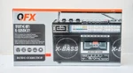 Qfx Boombox Black J-22U Cassette Rec Am/fm Usb/sd. Fixed Price $25.00.