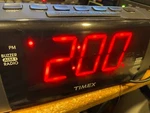 Timex T235 Double Alarm Am/fm Radio W/jumbo Red Numbers *pre-owned/no Box* C2. Fixed Price $21.99.