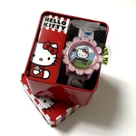 Hello Kitty Sanrio Digital Watch Pink Flower Lcd Kids Women Nwt Tin Box. Fixed Price $19.95.