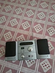 Vtg Lifelong Baby Boom Box Silver Portable Mini Am/fm Radio 8157 Clock/antenna. Fixed Price $21.99.