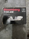 Vtg Vintage Bloomberg Radio Wbbr 1130 Am Handheld Open Box. Fixed Price $10.00.