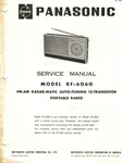 RF-6060 Panasonic Service Manual (pdf E-format). Fixed Price $16.99.