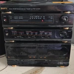 Gran Prix S3550 Stereo Fm/am Receiver Dual Cassette Mini Turntable. Fixed Price $200.00.