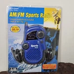 Vtg Lenoxx Sound Blue Sports Radio PR-35 Portable Am/fm With Headphones Sealed. Fixed Price $19.99.