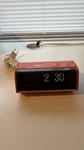 Vintage 1970S Artin Orange Flip Clock Model 3500 Mid-century Hong Kong Works. Fixed Price $119.00.