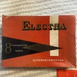 Vtg Electra 8 Transistor Radio Superheterodyne Original Box Accessories , Book. Fixed Price $49.98.