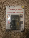 Seiko Instruments DF-4011 Sii Travel Alarm Clock W/ Phone Organizer Brand New. Fixed Price $9.98.