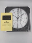 Marathon 12 Inch Analog Jumbo Wall Clock Auto Night Light Black Case White Dial. Fixed Price $81.95.
