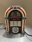 Stunning Vintage 1999 Funatik Juke Box Radio Model 9891 Tested Works. Fixed Price $38.00.