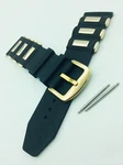 26MM Black Watch Strap Invicta Gold Buckle Band Pro Diver 6981 1435 6084 4060. Fixed Price $17.94.