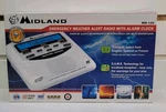 Midland WR-120 Emergency Weather Alert Radio With Alarm Clock White. Fixed Price $26.95.