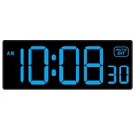 Led Wall Clock Digital With Seconds, Electric Plug In Large Big Numbers. Fixed Price $31.42.
