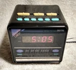 Vintage 1980S Jc Penny Am/fm Led Clock Radio 680-3062 Cleaned Tested Cube Rare. Fixed Price $40.00.
