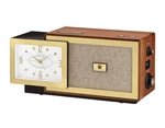 Bulova Retro Wooden Alarm Clock Radio Fm Gold Analog Display Vintage Style B7800. Fixed Price $450.00.