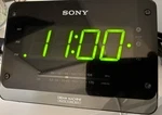 Sony Icf- C414 Dream Machine Large Display Dual Alarm Clock Radio Auto Time Set. Fixed Price $15.00.