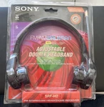 Vintage Sony Walkman Fm/am Adjustable Double Headband Srf -H2 Headphones Nip. Fixed Price $52.00.