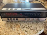 Vintage Sears Am/fm Clock Radio Model 667 23300050. Fixed Price $17.00.