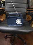 Crosley CR3041A-NV With Am/fm Radio And Built-in Bluetooth Forte Navy. Fixed Price $37.99.