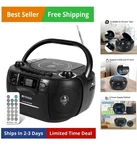 TR621 Cd Player Boombox, Cassette Tape Am Fm Radio, Stereo Sound, Usb New. Fixed Price $64.99.