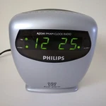 Philips Model: AJ3242/17 Radio Alarm CLOCK-AM/FM-1997-OVOID Cube-tested Works. Fixed Price $16.00.