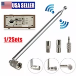 2PCS Telescopic Fm Aerial Antenna Indoor For Tv Am Radio Home Stereo Receiver. Fixed Price $10.73.