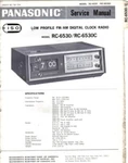 Panasonic Service Manual RC-6530 RC6530C(PDF E-format). Fixed Price $16.99.