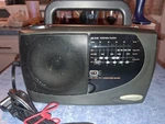 Magnavox AE2145 Portable Am Fm Tv Weather Band Radio Black Tested/works. Fixed Price $14.99.