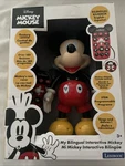Lexibook Disney Mickey Mouse Interactive 8-IN Electronic Educational Toy Kids. Fixed Price $41.00.